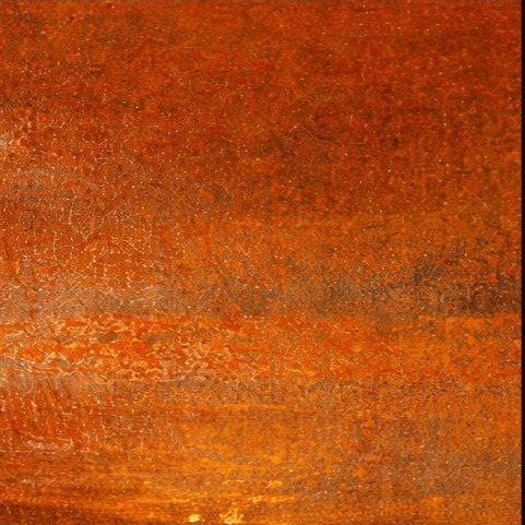 Corten steel swatch
