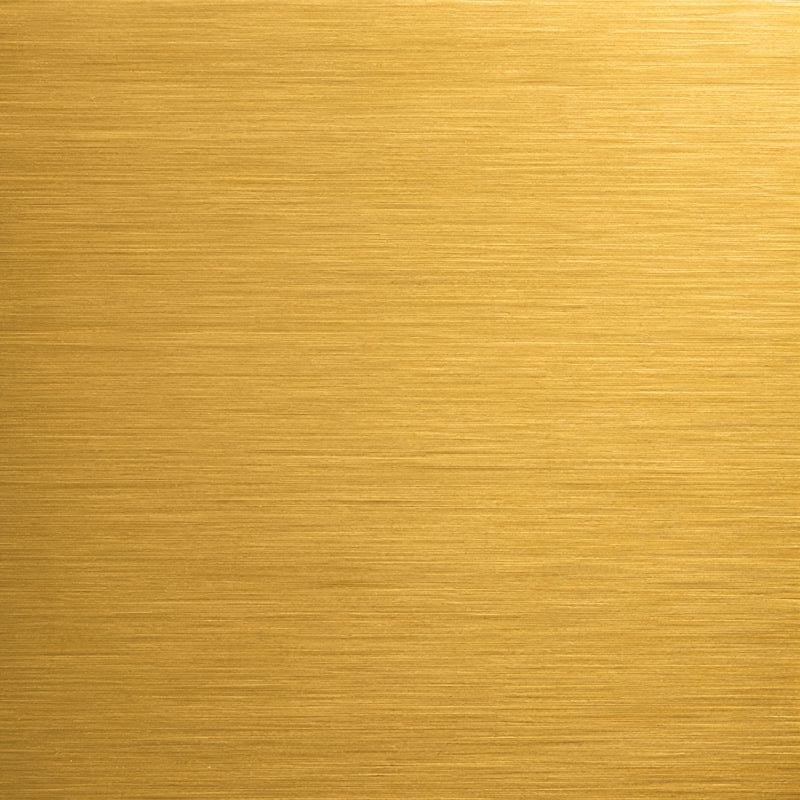 Brushed brass finish swatch