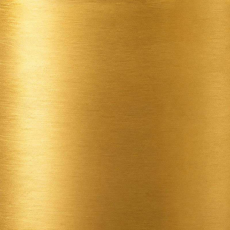 Polished brass finish swatch